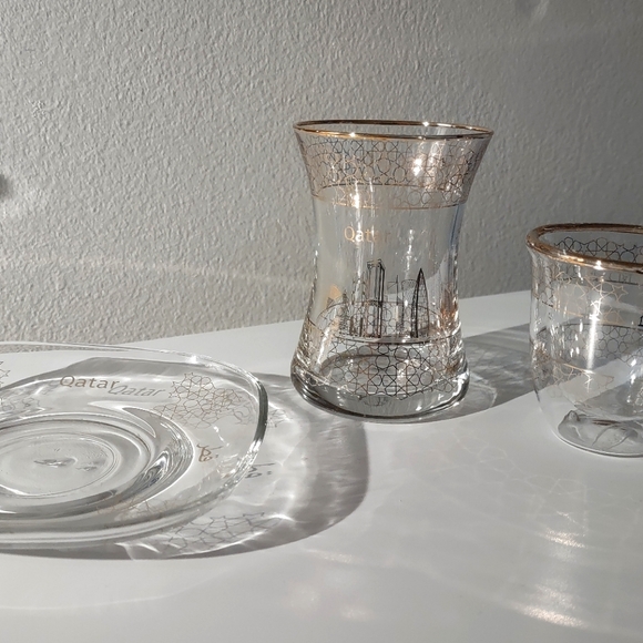 Tea & coffee set Qatar souvenir - Picture 2 of 2